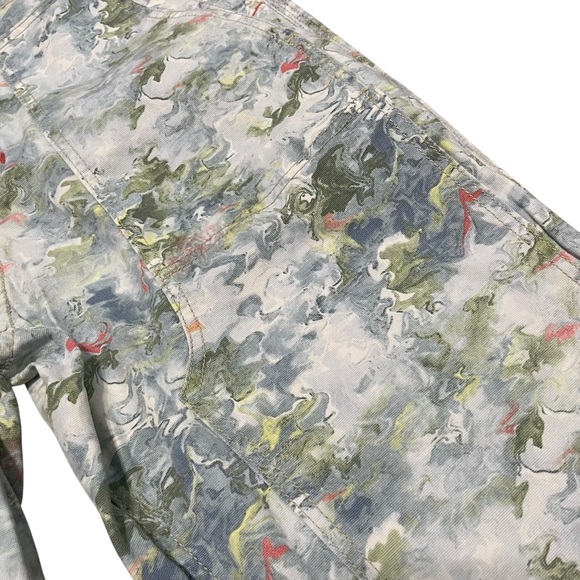 Anthropologie Pilcro The Roamer Watercolor Utility Pants | Size 31 - Picture 6 of 12